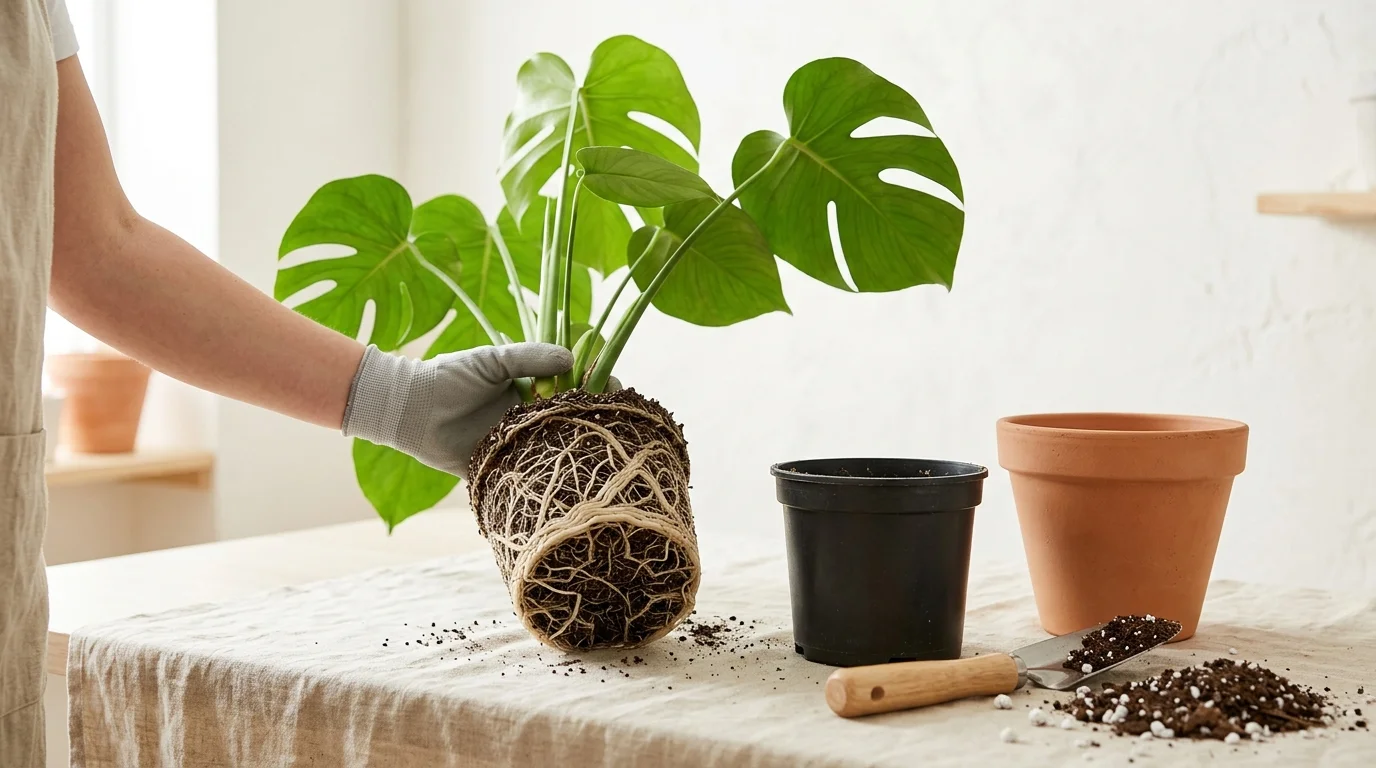repotting houseplants: When to repot a houseplant: 8 signs to check, and how to repot step by step