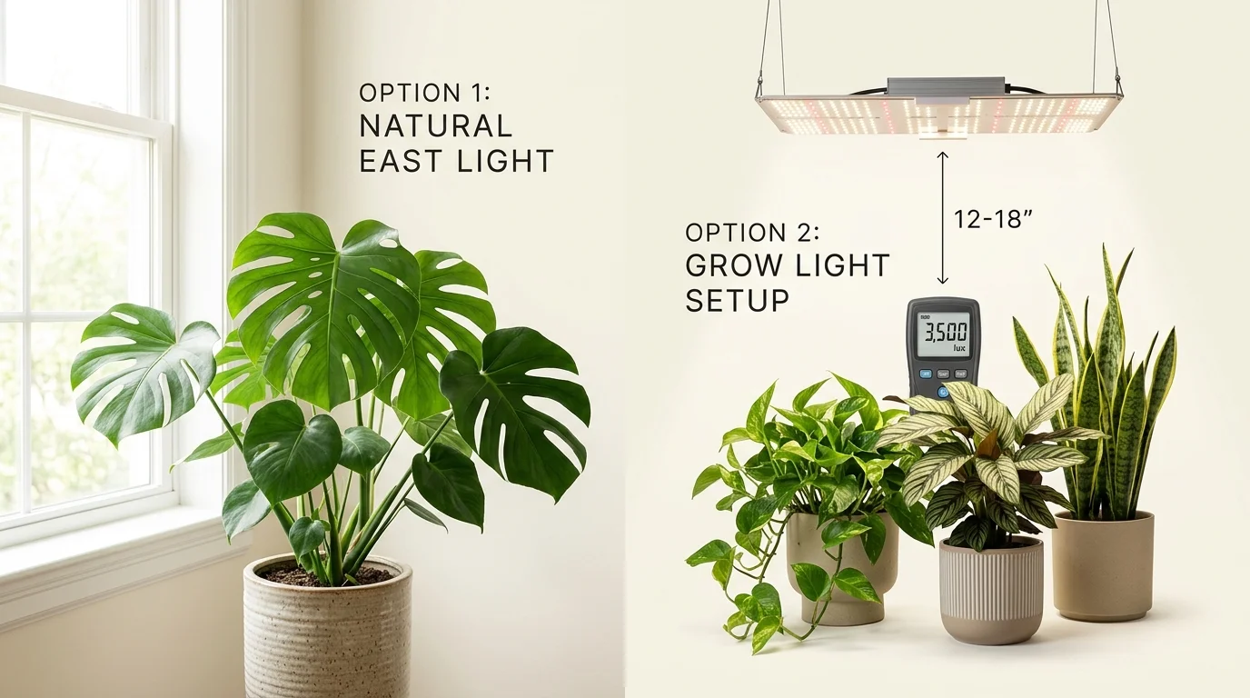 light requirements: Houseplant light requirements: a chart of 45 indoor plants by low, medium and bright light