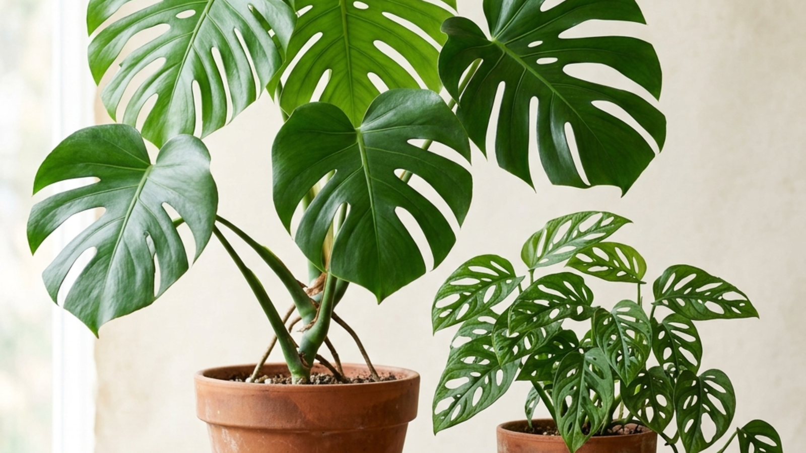 monstera deliciosa vs adansonii: Monstera deliciosa vs Monstera adansonii: how to tell them apart, and how their care differs