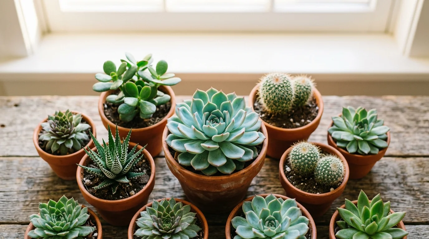 succulents: Indoor succulent care: light, watering, gritty mix, pots, winter rest and propagation